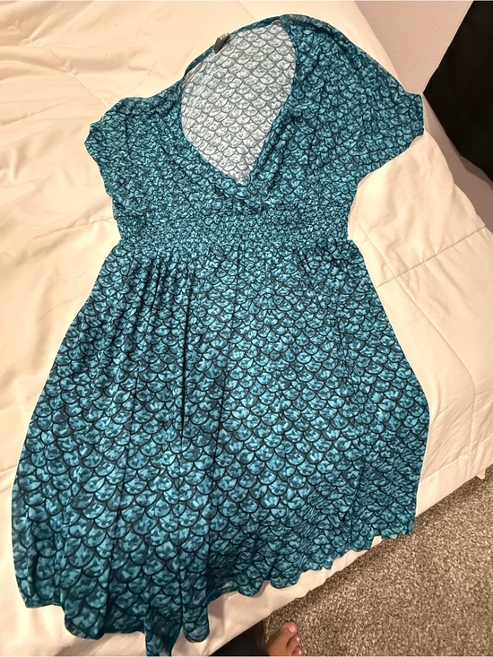 torrid Other - torrid Teal Scallop-Print Top